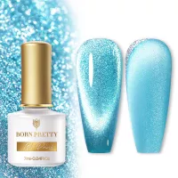 Born Pretty, Гель-лак Sea Blue Cat Magnetic Gel SB-07 54748-07, 7 мл