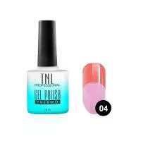 Гель-лак TNL - Тhermo  №04 - коралловый/розовый (10 мл.)